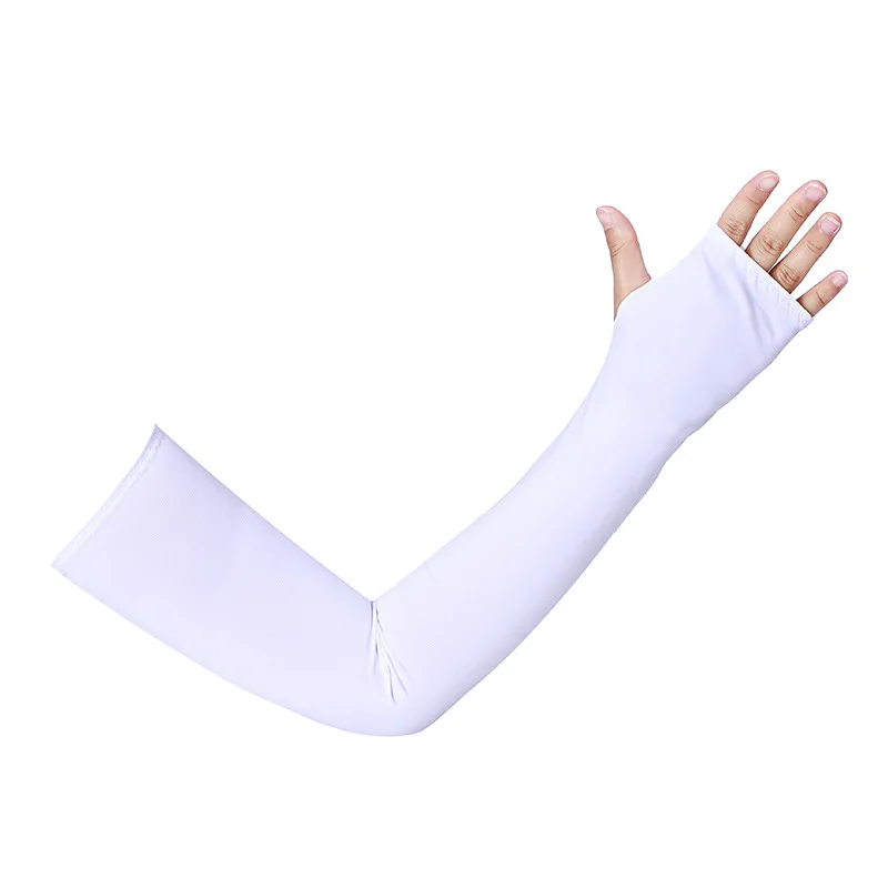 Cheap price Ice Silk Cover Summer Cycling Sunblock Soft Breathable Sport Cool Arm Sleeve for high quality