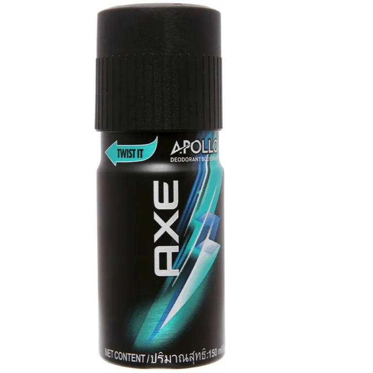 A-X-E Black body perfume spray for men with fresh fragrance