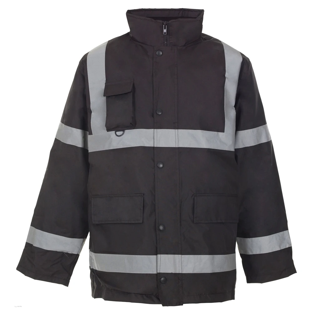 Reflector Jackets Reflective Road Winter Safety Jackets For Construction with Multiple Pockets with quality