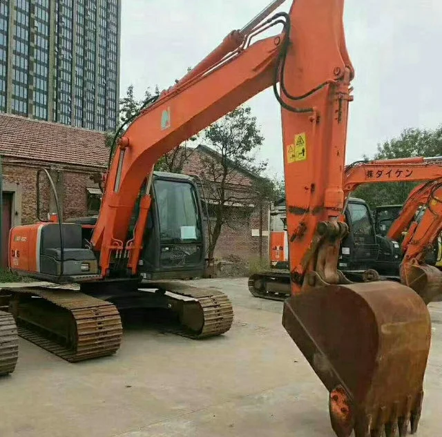 Multi-functional Hitachi small and medium-sized bucket excavator ZX120 backhoe excavator 12 tons ZX120-6 used excavator for sale