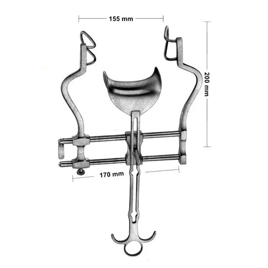 BALFOUR lateral blades 60mm deep abdominal retractors special By GRAYROCKS ENTERPRISES Made In Pakistan