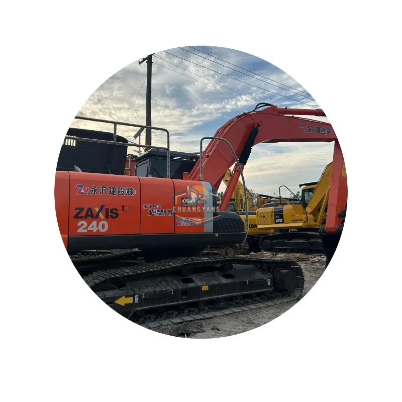 Hot Sale Hitachi ZX240-3 200-3 130 135 70 Excavator Original Used with Isuzu Engine Pump Motor in Good Condition Low Price Sale