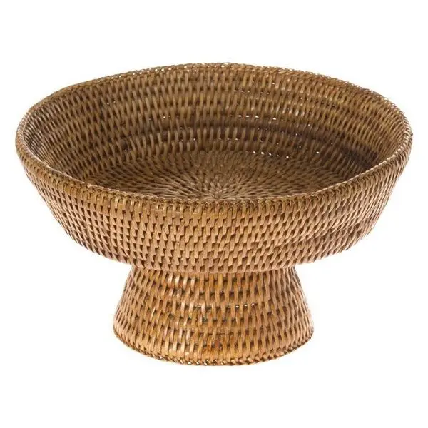 German Style Round Shape Gift Christmas Wicker Woven Small Wicker Hamper Willow Wicker Gift Storage Basket