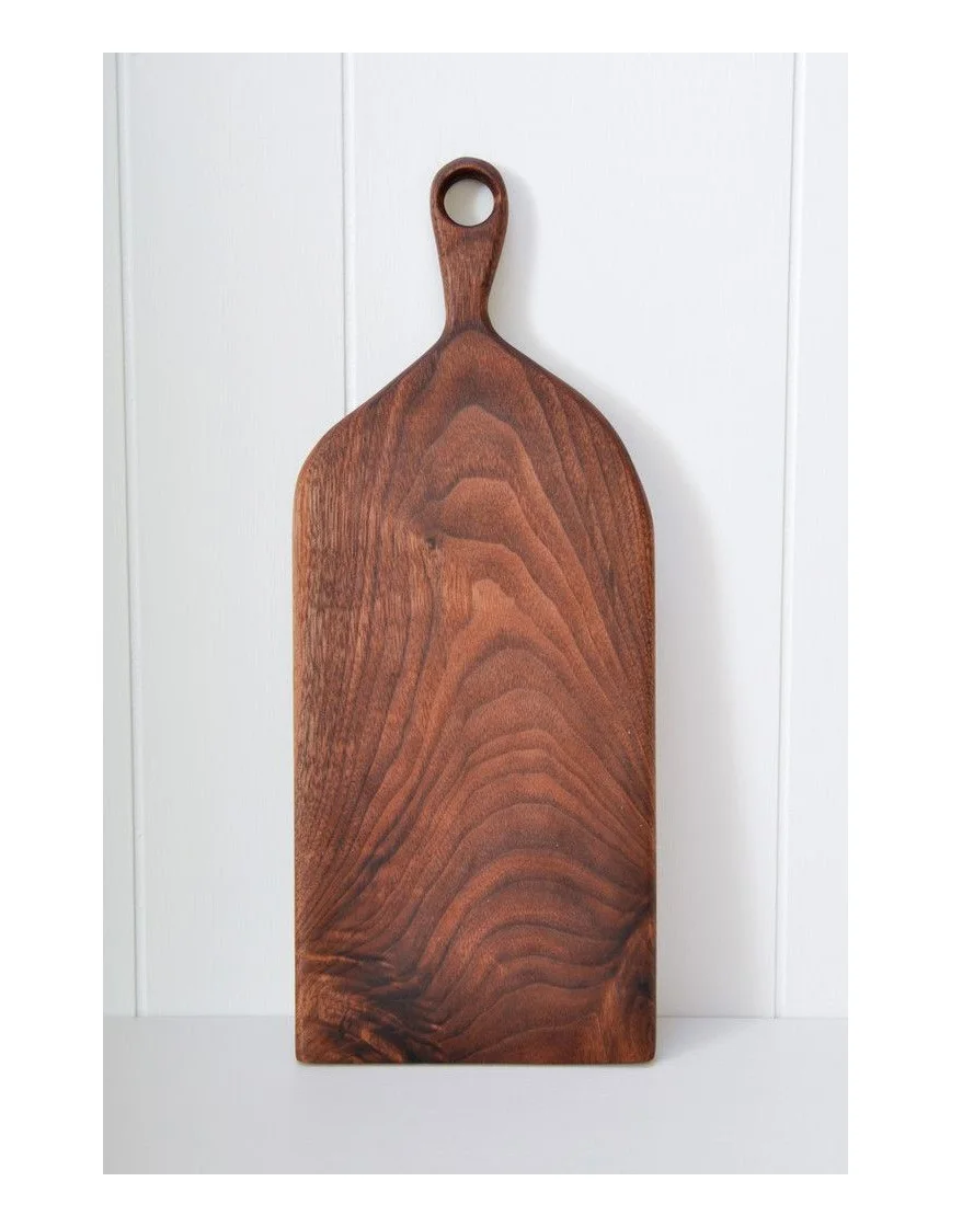 Set Of 3 Teak Wood Chopping Board Customized Shape Different Sizes Brown Color Bamboo Wood Cutting Boards Kitchenware Hotel Ware