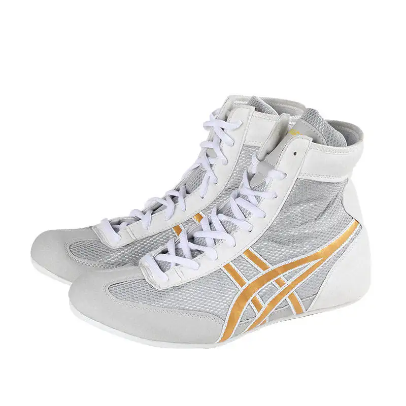 Custom Professional Youth Martial Arts Training Sports Make Zapatos De Boxeo Boxing Wrestling Shoes