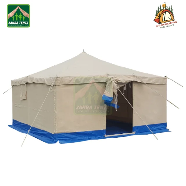 Waterproof Four Season Tents Kuwaiti Deluxe Tent In Whole Sale Price Luxury Breathable Cotton Canvas Camping Tent Deluxe