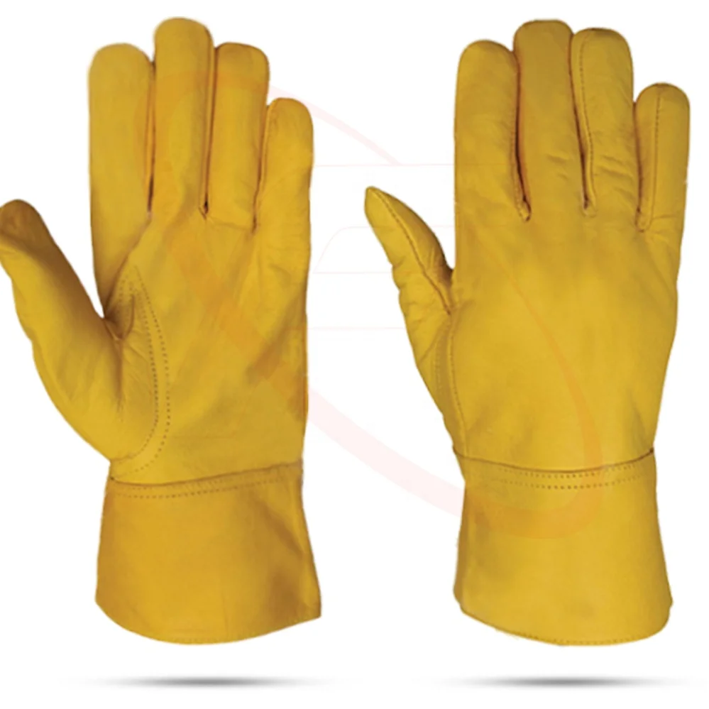 Best Quality Tig Welding Gloves in Goatskin Argon Welding Gloves in Premium Goatskin Leather Welder Gloves