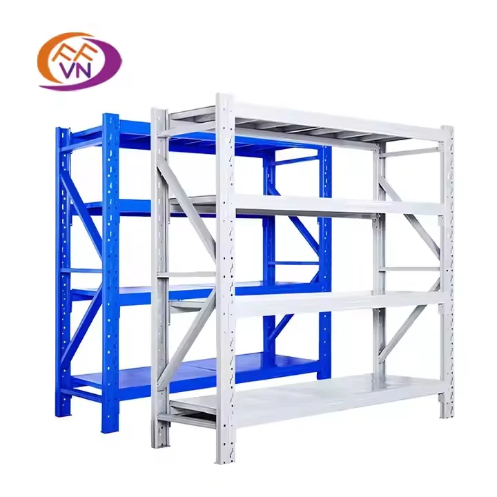 Heavy Duty Load-Bearing 300kg/Layer Multifuncional Warehouse Steel Boltless Storage Stacking Rack & Shelves