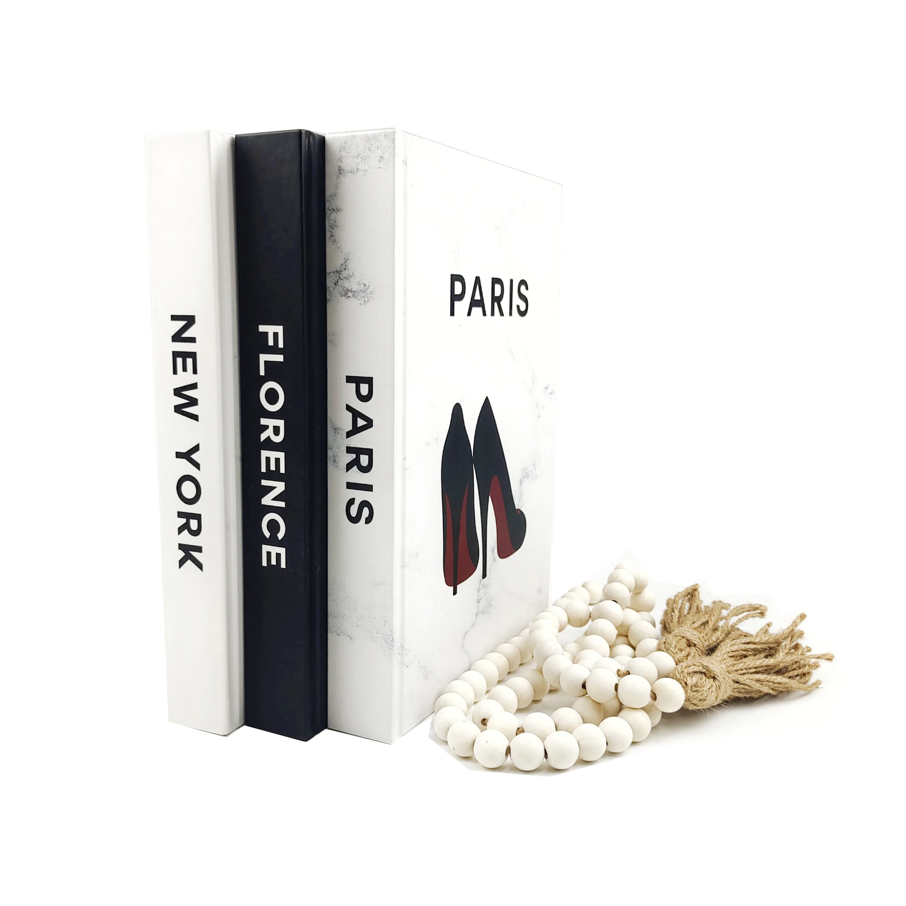 Высококачественная декоративная Книга в твердом переплете с бусинами на заказ