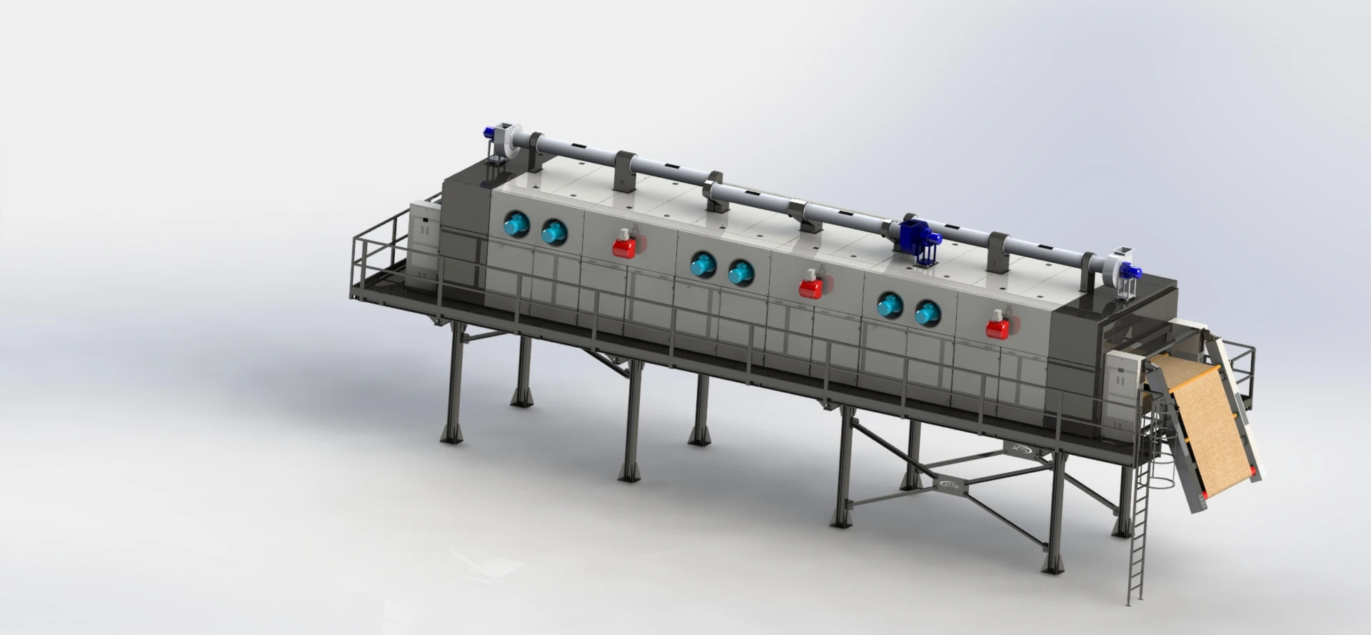 New Condition Automatic Textile Machine Multi-Pass Dryer Garments PLC Components Reduce Drying Time Screen Printer Plate Type