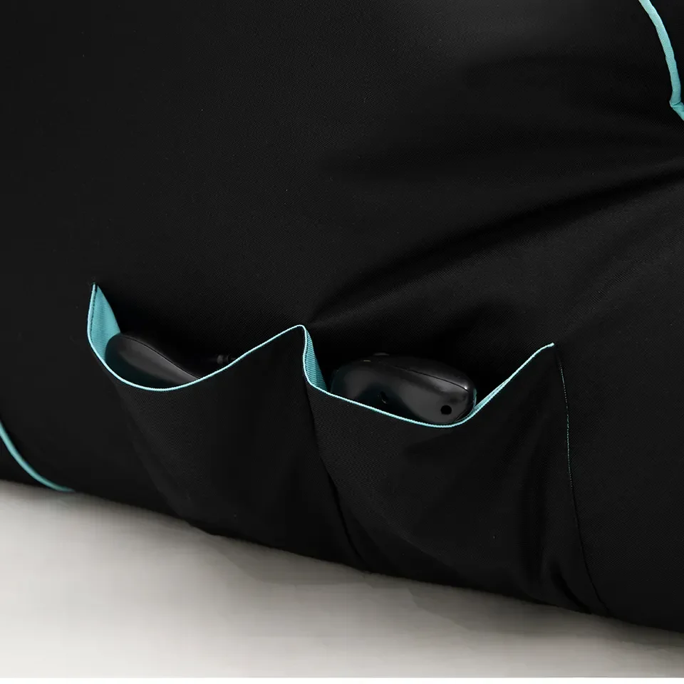 Luckysac Wholesale Customized Big Beanbag Chair Lounger Sofa Cover Gaming Bean Bag Chair