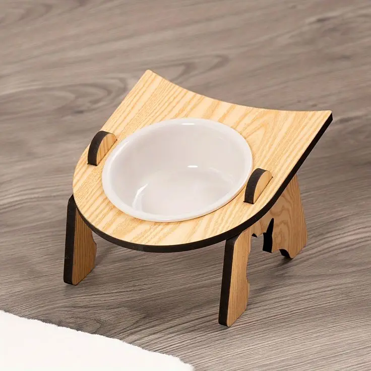 Wholesale Pet Bowls Feeders Wood Pet Feeder Elevated Feeder for Pets and Animal Handmade in Vietnam