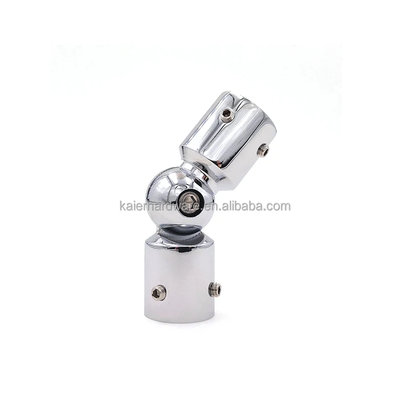 Frameless Glass Holding Clips Shower Door Pipe Clamp Connector