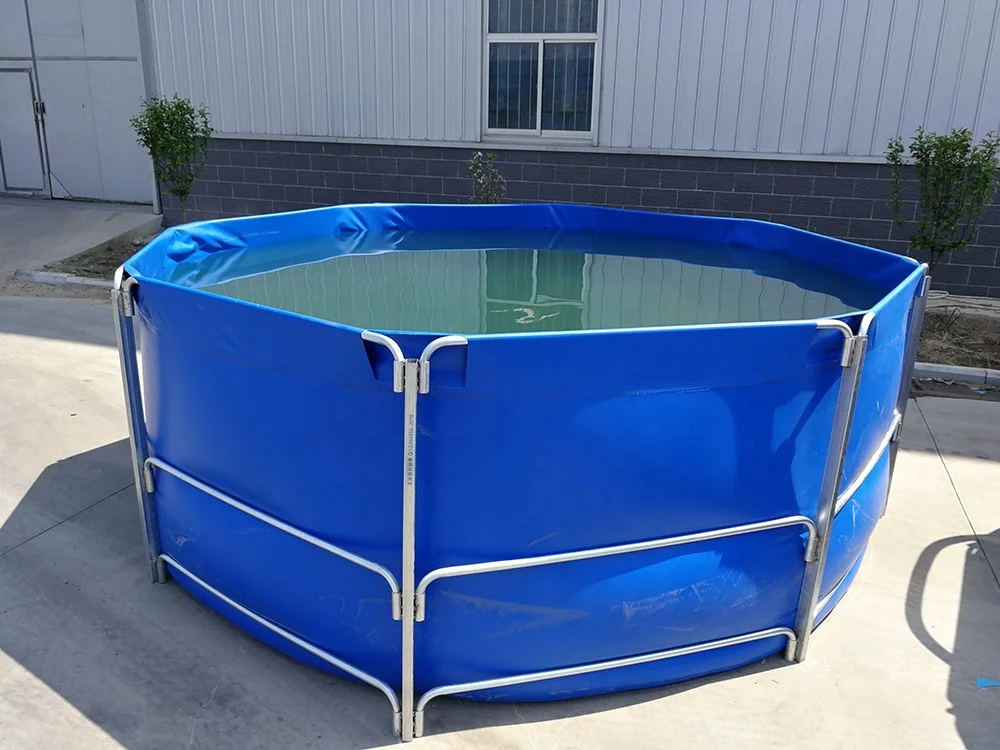 Fish Farming Equipment Tarpaulin Fish Farming Tank Economic Fish Farming Pond Pvc Tank