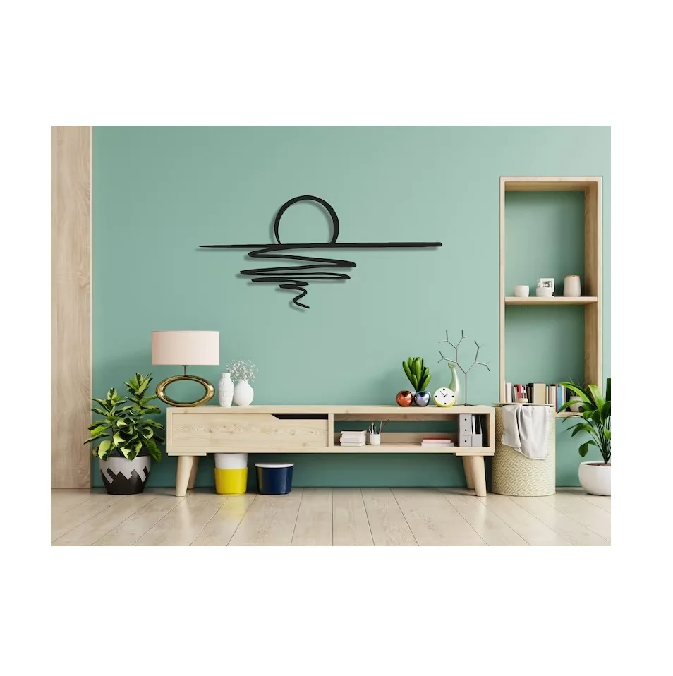 Handmade Metal Wall Sculpture by Indian Supplier Export Selling Art for Home Decor for Living Room with Floral Theme