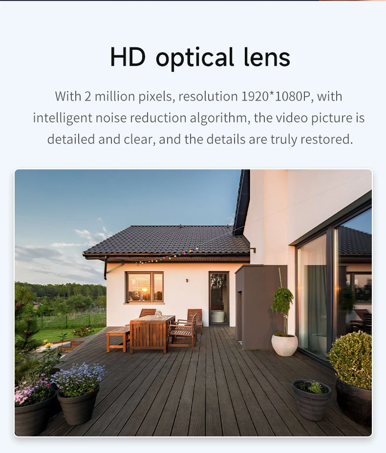 V380 P12 WiFi PTZ Camera Newly Released 2023 Security Wireless Outdoor 1080P High Resolution Realtime Preview CCTV Smart Home