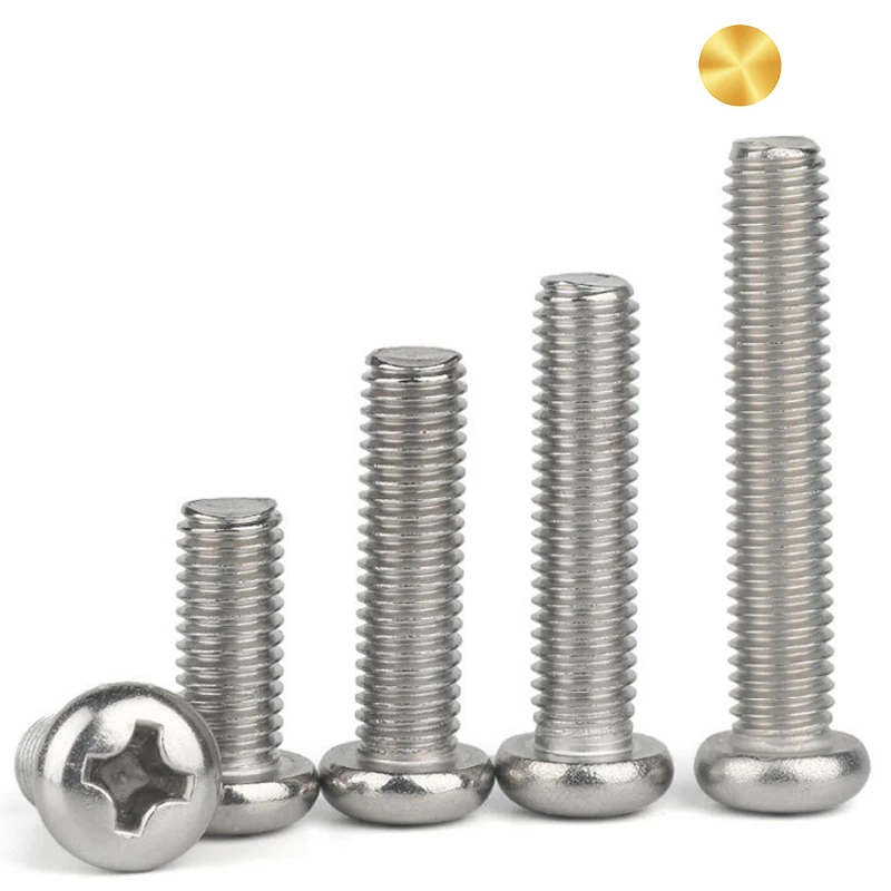 Manufacturing Wholesale Stainless Steel Ansi B18.6.3 Din7985 Pan Head Machine Screws