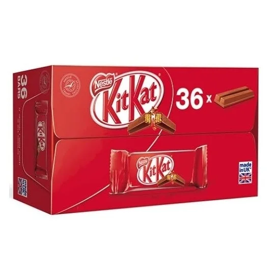 Оригинальные Плитки шоколада Nestle KitKat (4 пальца)