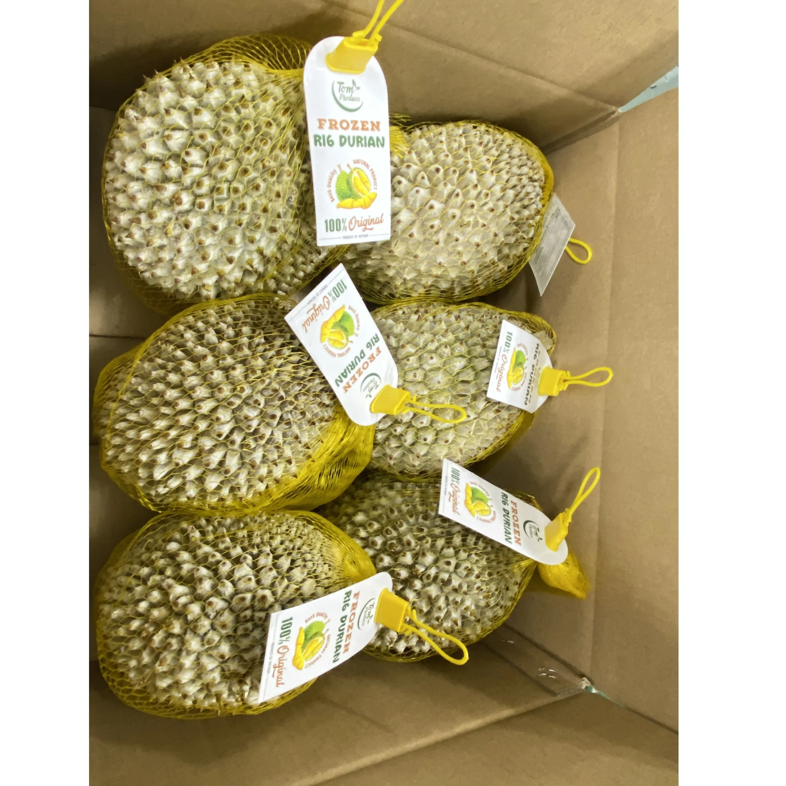 IQF Monthong/Ri6 Durian Органическая вакуумная упаковка, сладкий вкус, замороженный дуриан, срок годности 24 месяца