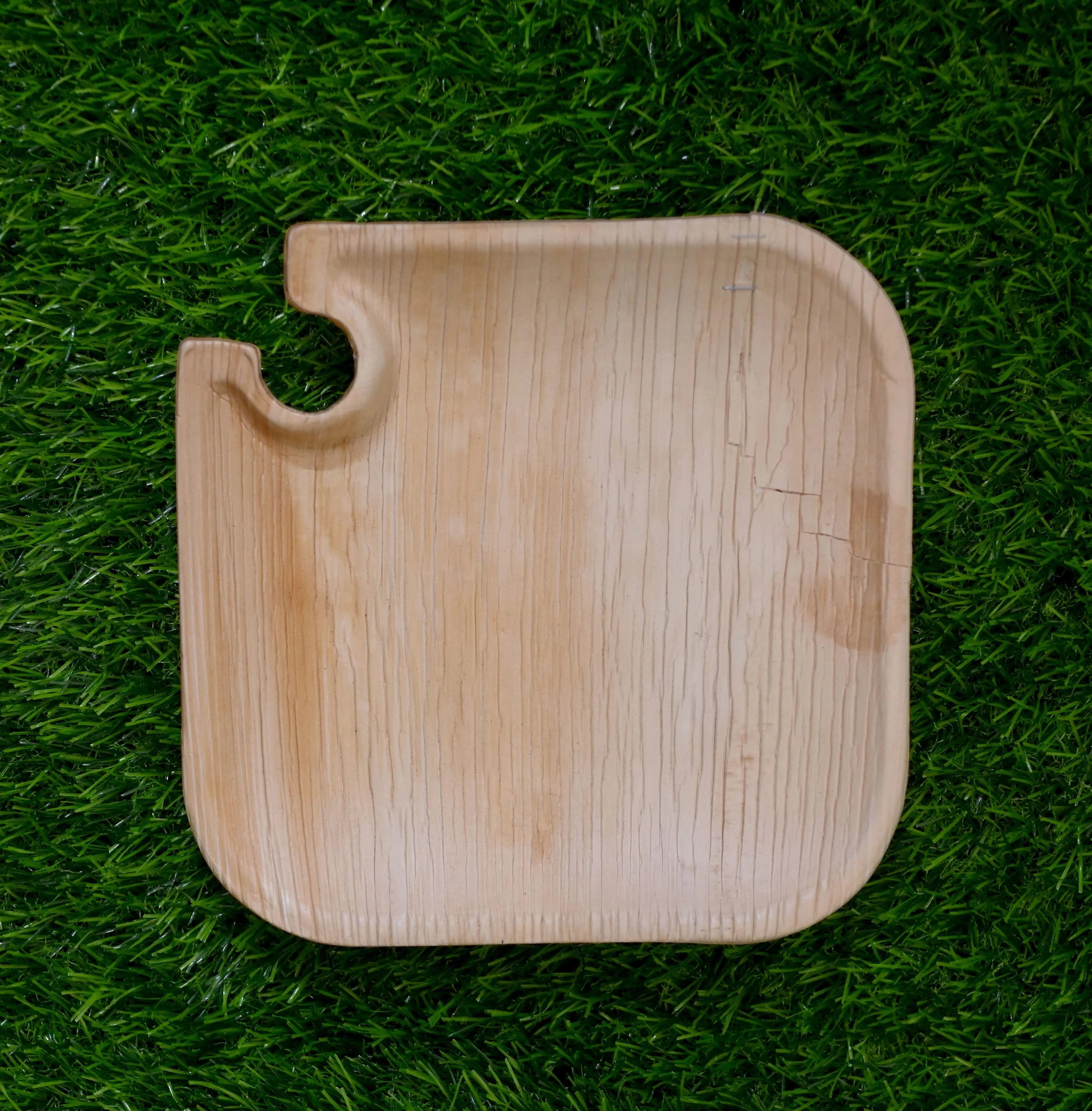 Wine Plate Glass Holder Round Spare Disposable Palm Leaf Plate Biodegradable Eco-Friendly Party Wedding Plates Vietnam