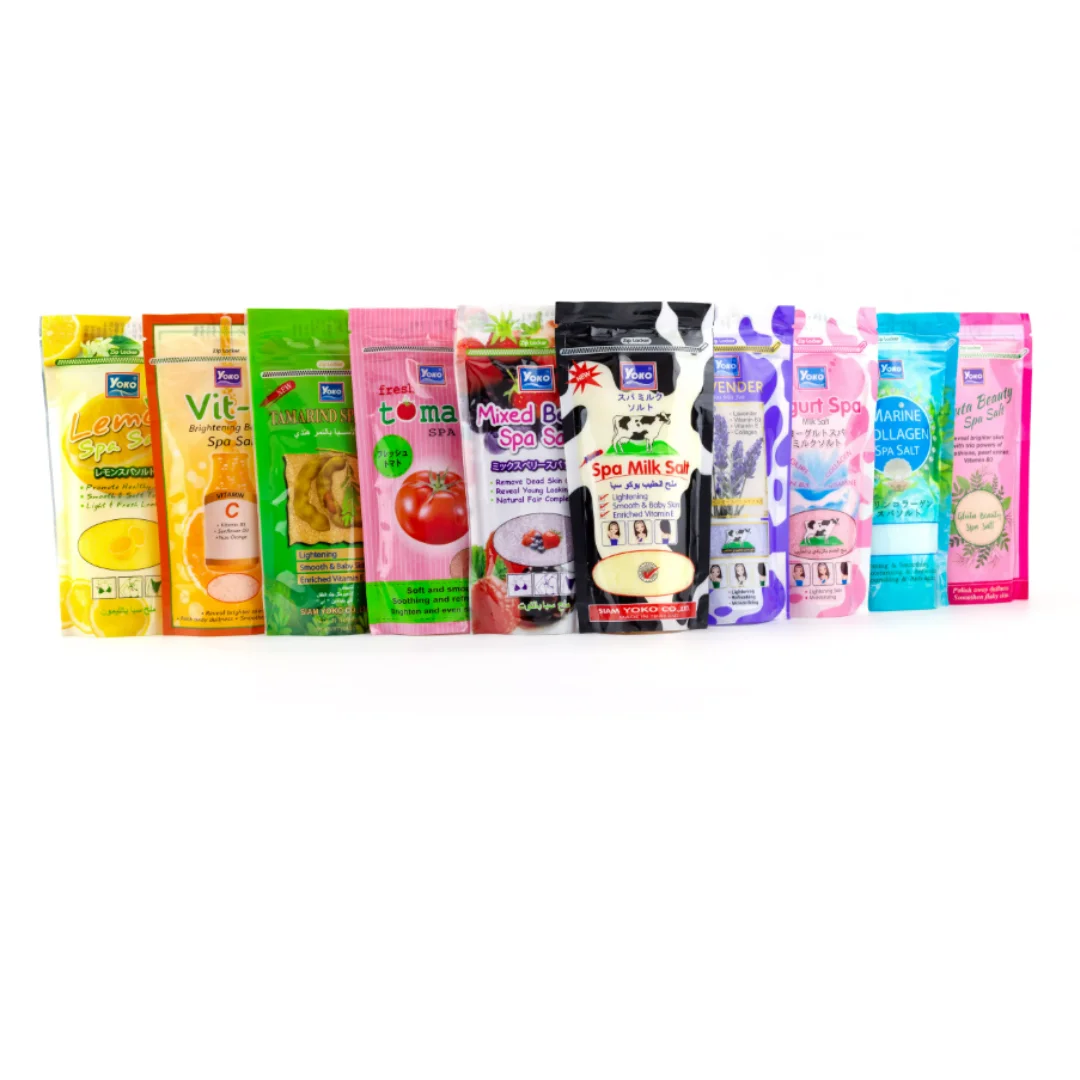 YOKO PAPAYA SPA SALT 300g. From Thailand [YOKO] Papaya Spa Milk Salt Moisturizing Exfoliating Body Scrub 300g NEW