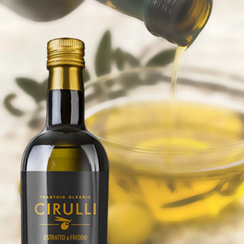 Finest Quality 100% Made in Italy Cold pressed  Extra virgin olive oil for cooking 0.25L glass bottle For Sale