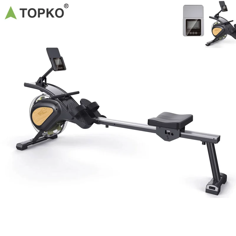 TOPKO High Quality Commercial Rowing Machine for Home Use Fitness Gym Equipment Water Rower Machine