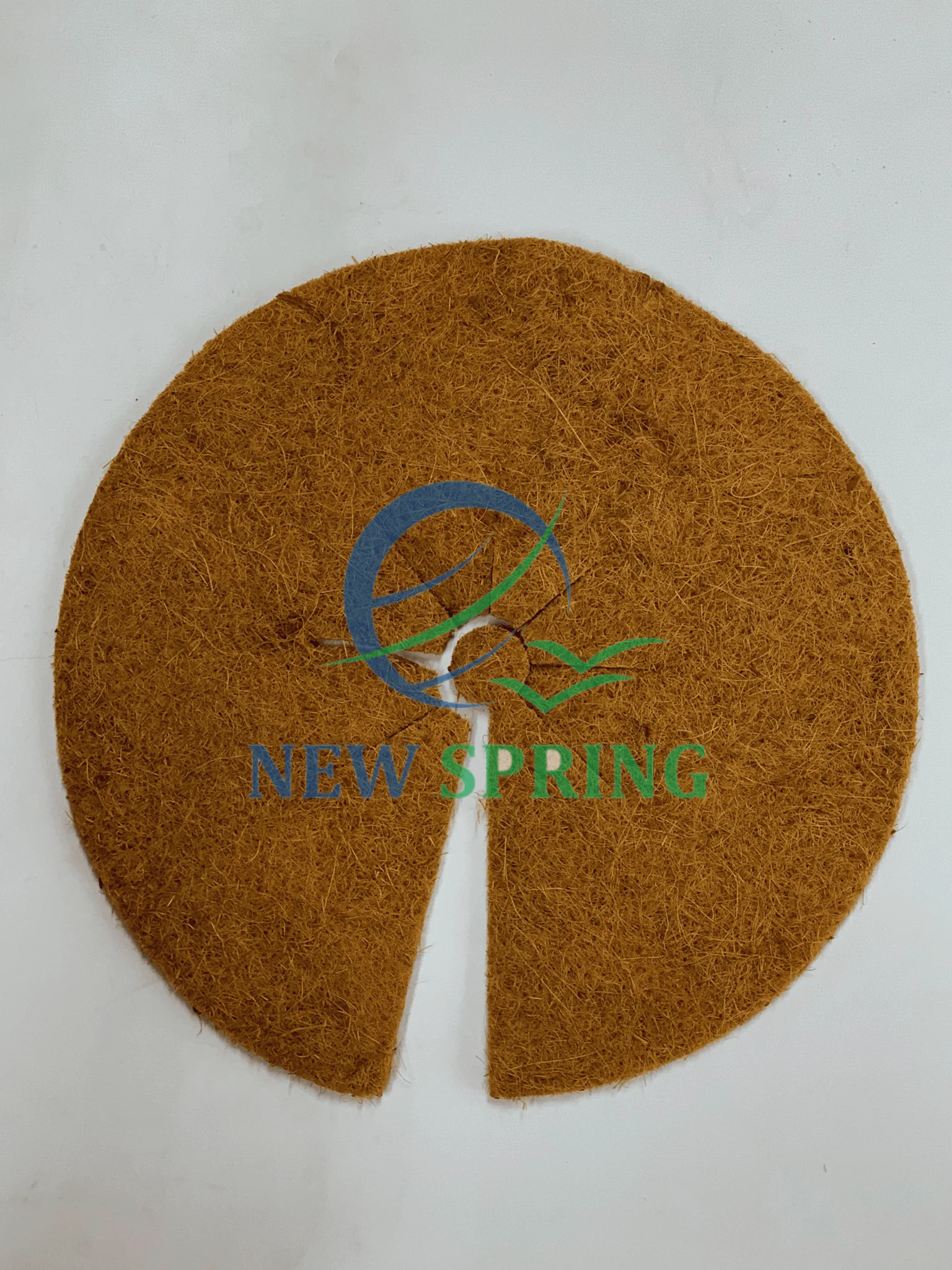Round coir mulch ring tree anti-weed pot lining keeps soil warm and protects plants
