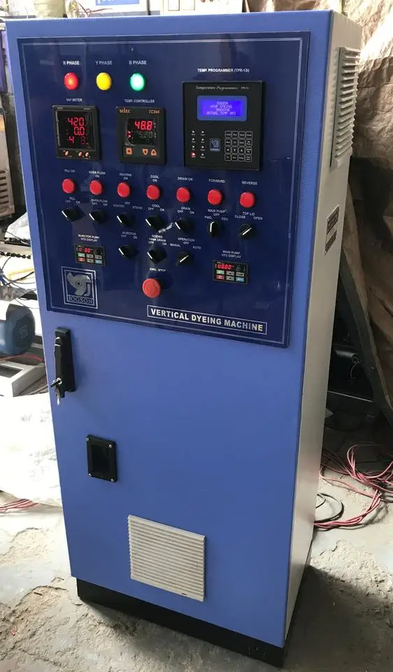HTHP Horizontal Tubular Dyeing Machine With Double Stage Turbo Pump For Liquor Circulation (In-Out & Out-In) With Inverter Drive