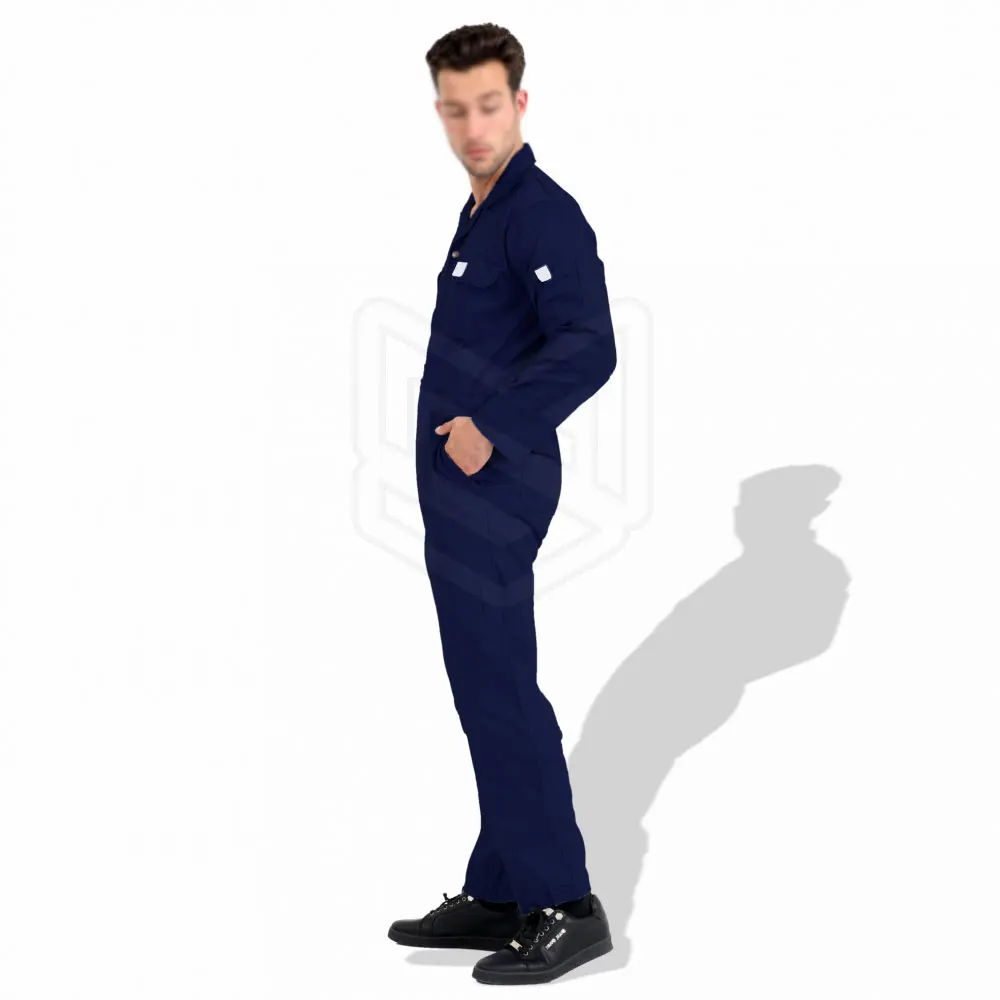 2023 Men 100% Cotton Safety Work Coverall With Reflective Stripes Working Clothes Workwear Suit