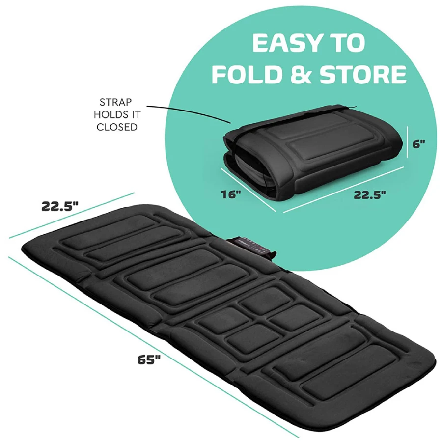 New Type Thai Full Body vibration thermal body vibration electric shiatsu massage mattress