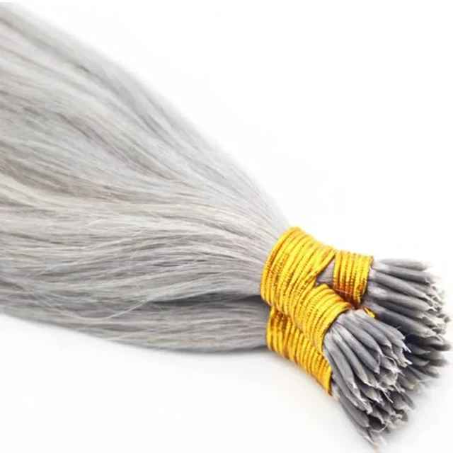 Keratin Pre-Bonded i-Tip Human Hair Extensions Unprocessed 100% Virgin Raw European Hair U Tip Hair Extension Flat Tips Keratin