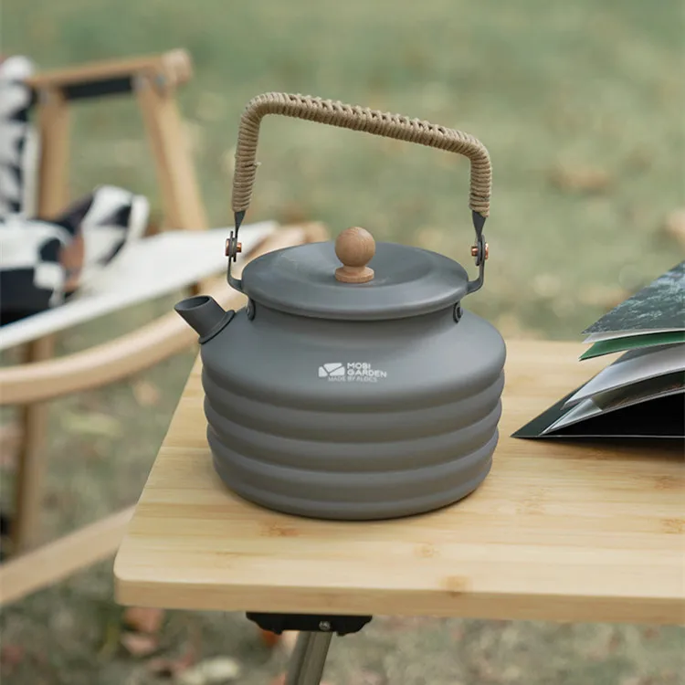 MOBI GARDEN Water Kettle 1.3L With Handle Aluminum Lightweight Teapot
