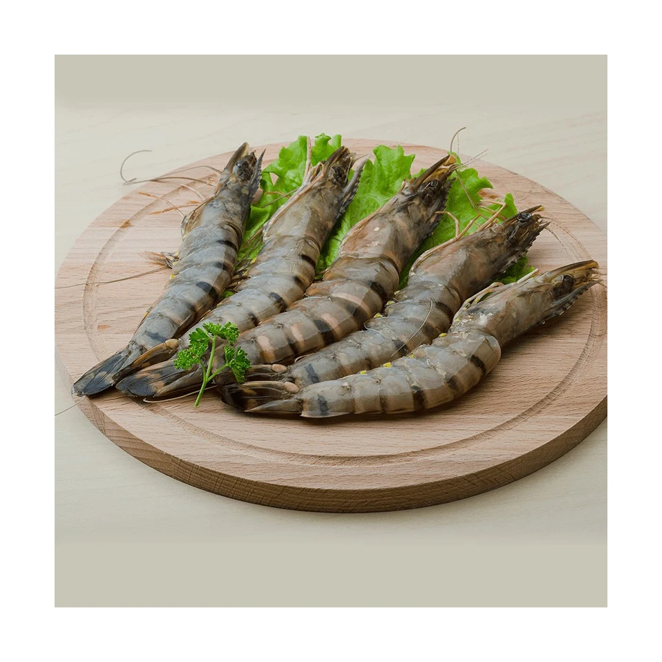 Оптовая продажа сырые PD Черные Тигровые креветки свежие морепродукты высокого качества очищенные черные тигровые