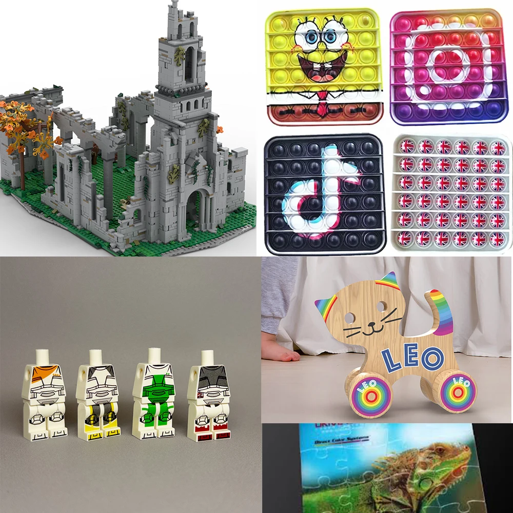 UV inkjet printer foil sticker paper crystal hologram stickers printing machine for small business multifunction uv dtf printer