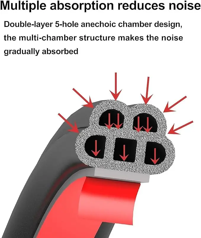 best adhesive for car door seals Weather Strip for Car Door,Rubber Seal Strip,Self Adhesive Automotive Door 5 Holes