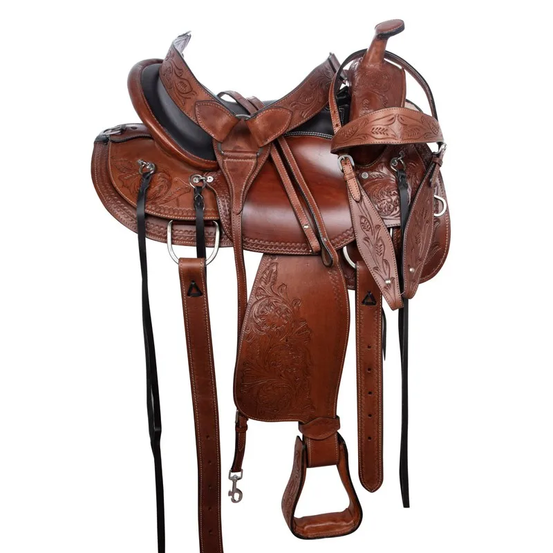 Horse Saddle Wholesale Best Quality Custom Design Logo Leather Polo Saddle English Saddle Top Quality