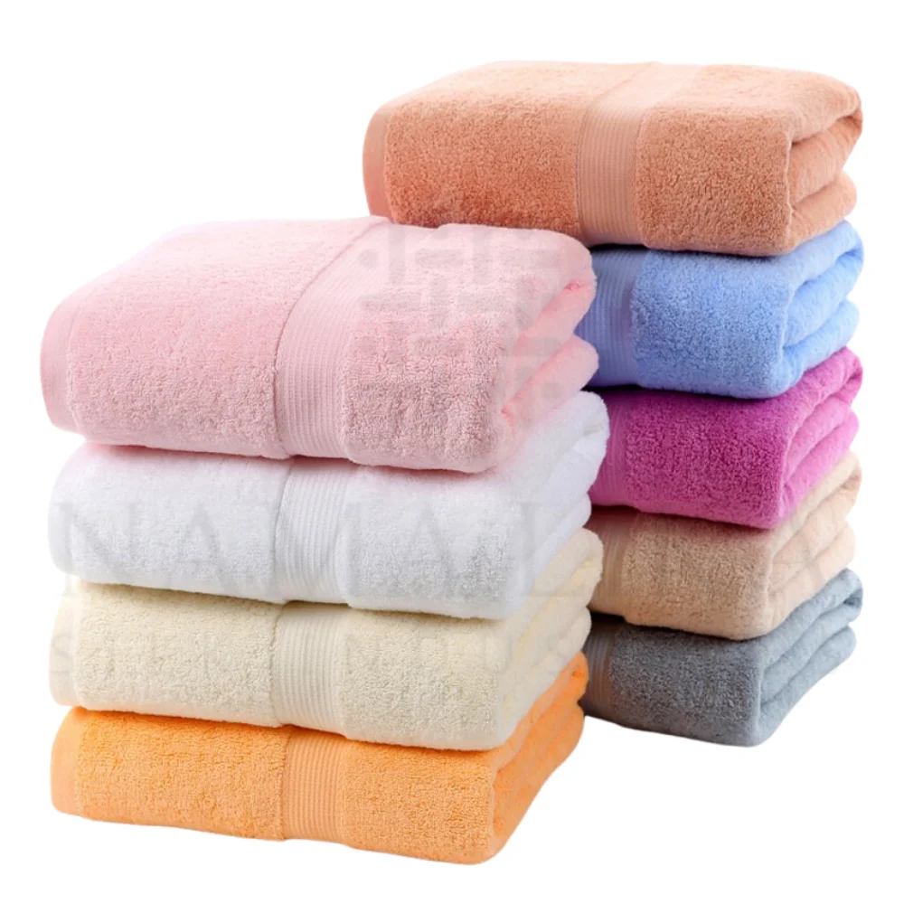 Pakistani Manufacturer NAMA LIKA SILK INDUSTRIES Wholesale Blue Color Quick Drying Microfiber Cheap Price Luxury Bath Towels