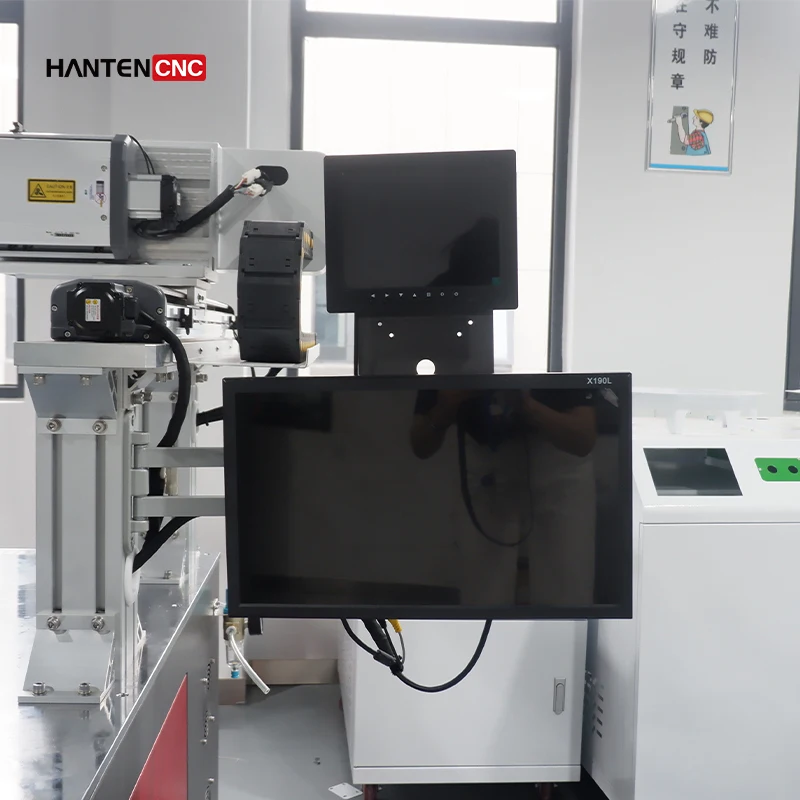 HANTENCNC Fully automatic CNC galvanometer laser welded for 18650 metal laser welding machine