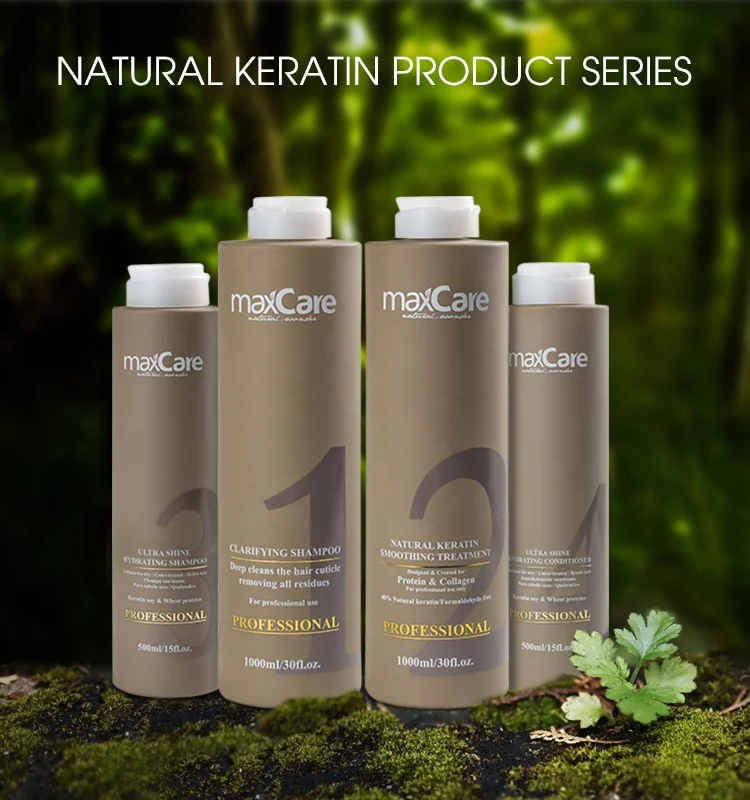 Maxcare Keratin Hair Treatment Organic Brazilian Keratin Cream Nourishing Hair Cream for Hair Care OEM