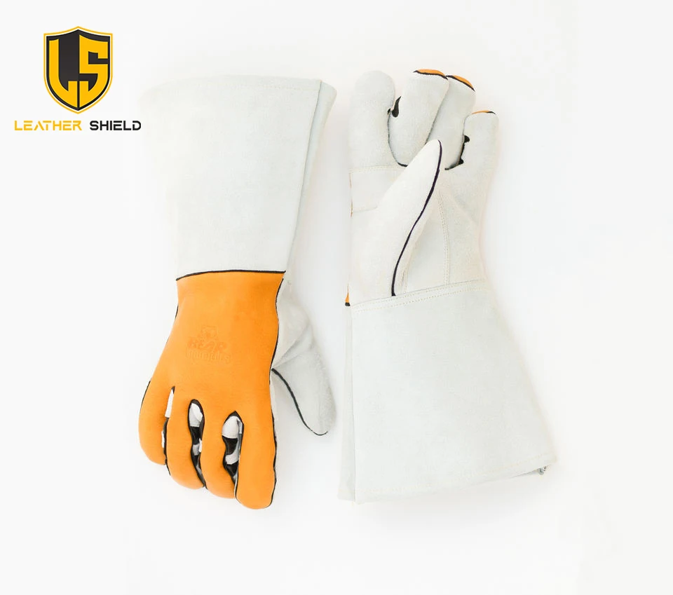 Fire Safety Proof Heat Resistant Gloves Oven BBQ Grilling Fireplace Accessories and Welding. Cut Resistant Kevla