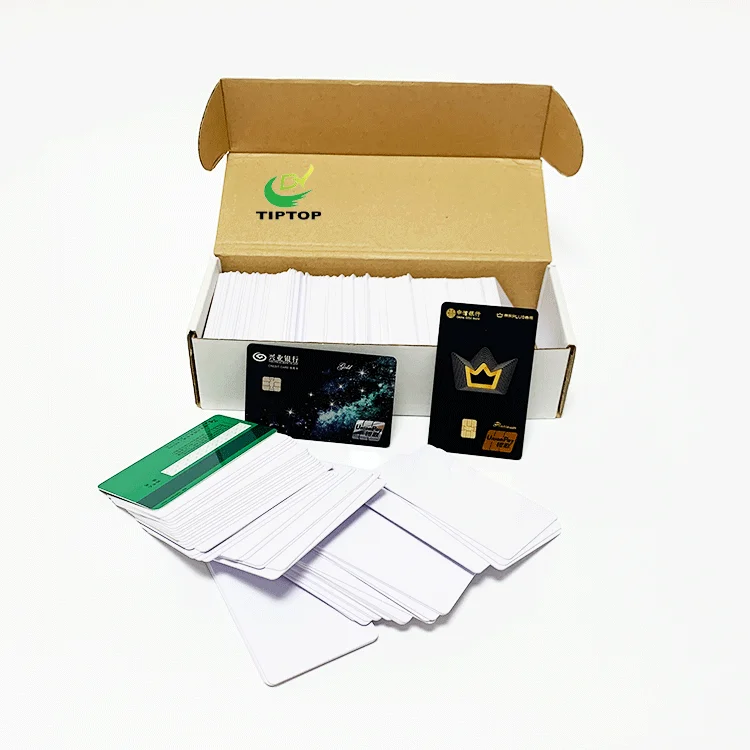 Tiptop Wholesale PVC RFID Card Printable Inkjet Printable RFID NFC Card Inkjet PVC Cards With NFC Chip