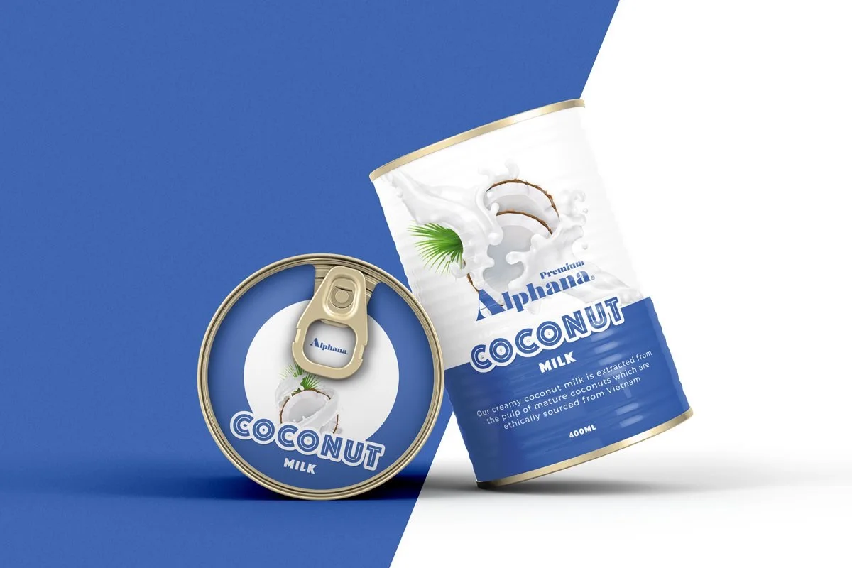 Whosale in bulk from Vietnam - Alphana Coconut Milk 400ml - Fat: 17-19% Model TG0325 - High quality