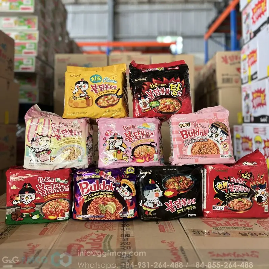 Лидер продаж сушеный острый куриный соус самьянг 145 г корейского острого соуса лапша быстрого приготовления рамен