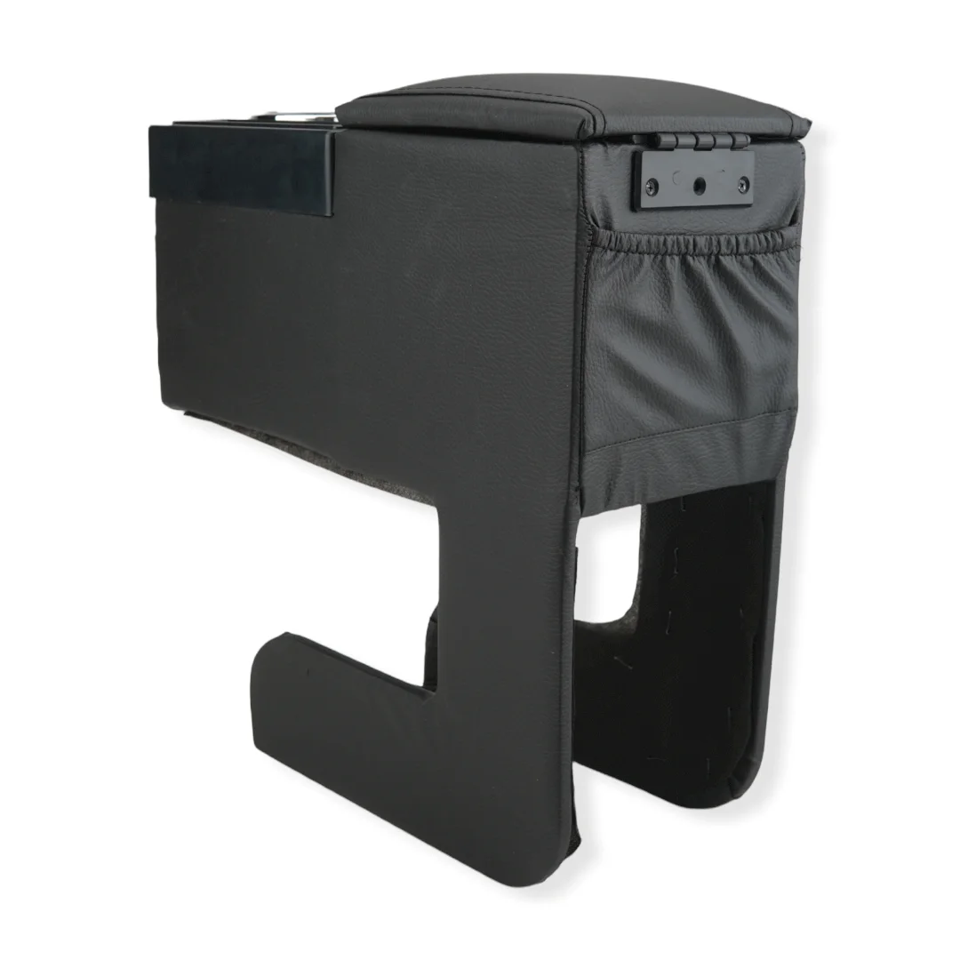 Center Console Armrest Storage Box Universal Two Holes  for Bottle