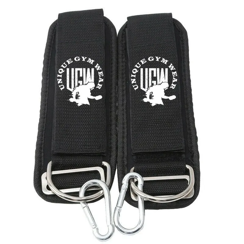 Customized Logo D-Ring Ankle Strap Pink Neoprene Cable Ankle Straps For Cable Machines