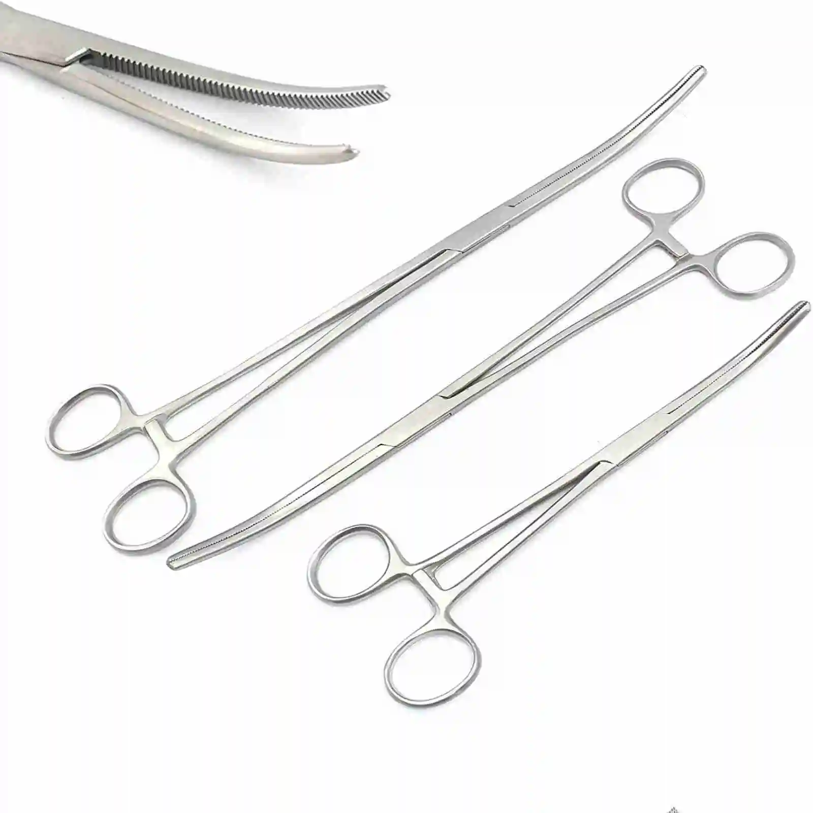 Набор из 3-х зажимных зажимов нержавеющей стали