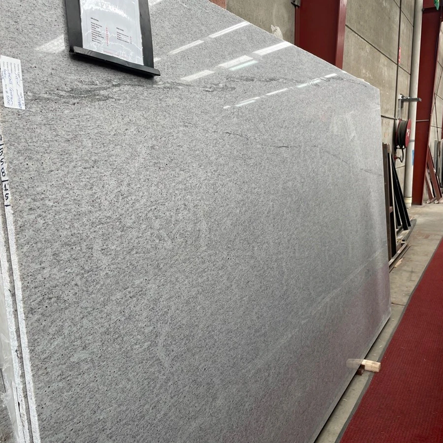 Granite Slabs Best Quality Snow White White Polished Natural Stone Granite Building Facade 15~20 Days Stonemines Cut-to-size 2.7