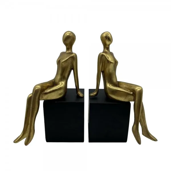 Лучшая Продукция современная статуя человека наверху модные легкие роскошные украшения полимерные домашние декоративные ручные поделки для других подарков