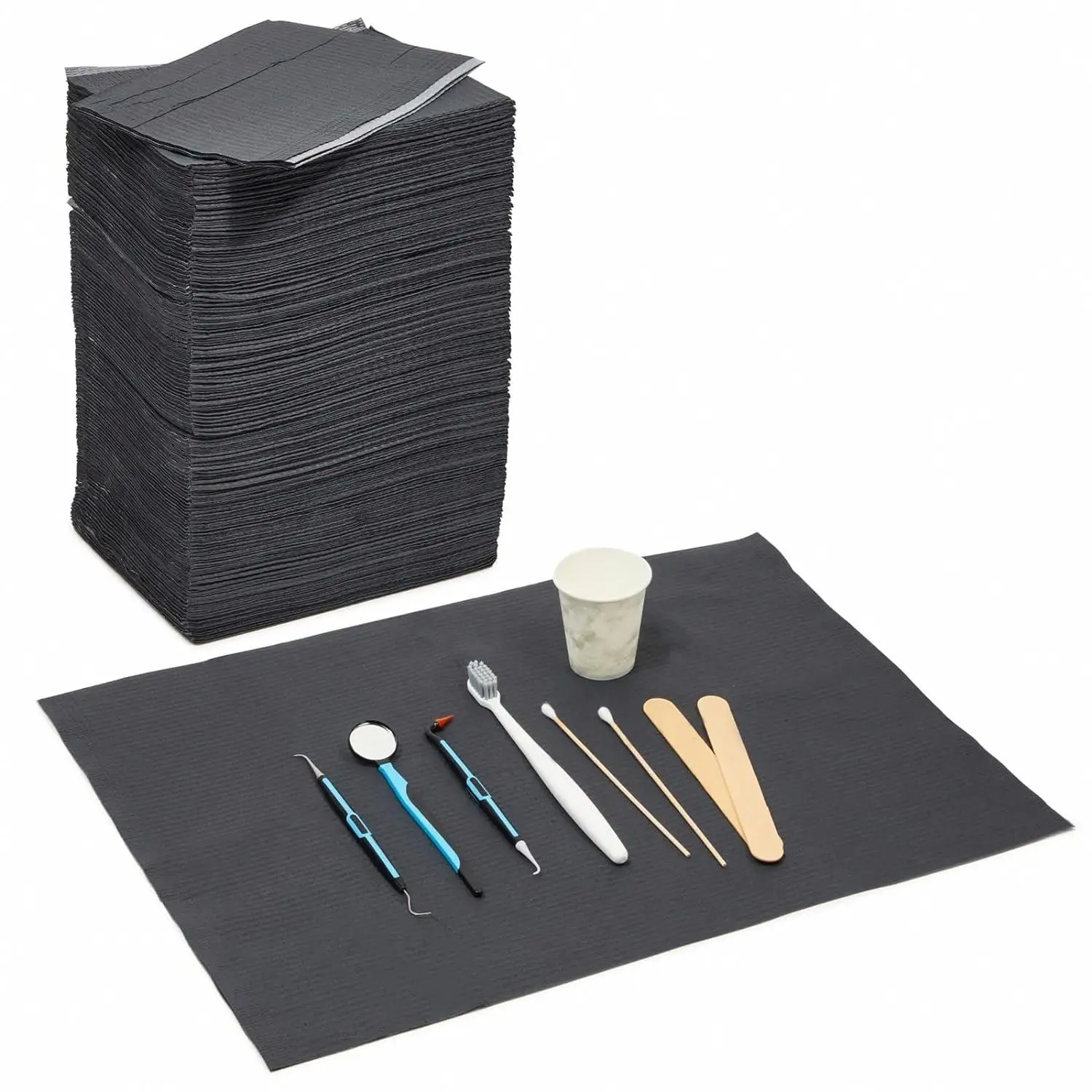 Dental Bib Manufacturer Disposable Waterproof Patient Dental Bib for Dentist